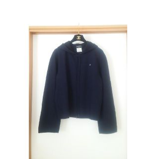 CHANEL - ☆CHANEL シャネル 素敵なニットパーカー CCマーク CHANEL - ☆CHANEL シャネル 素敵なニットパーカー CCマーク