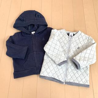 プチバトー(PETIT BATEAU)の専用　プチバトー　アウター　　gapくま耳パーカーおまけ(ジャケット/コート)