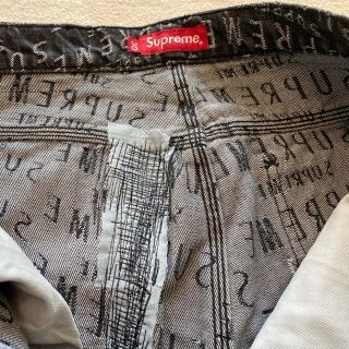 supreme ショート ハーフ パンツ デニム 30 訳ありパンツ