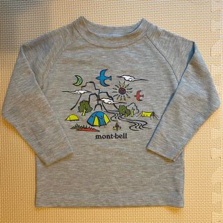 モンベル(mont bell)の美品　モンベル　ロンT  100㎝(Tシャツ/カットソー)