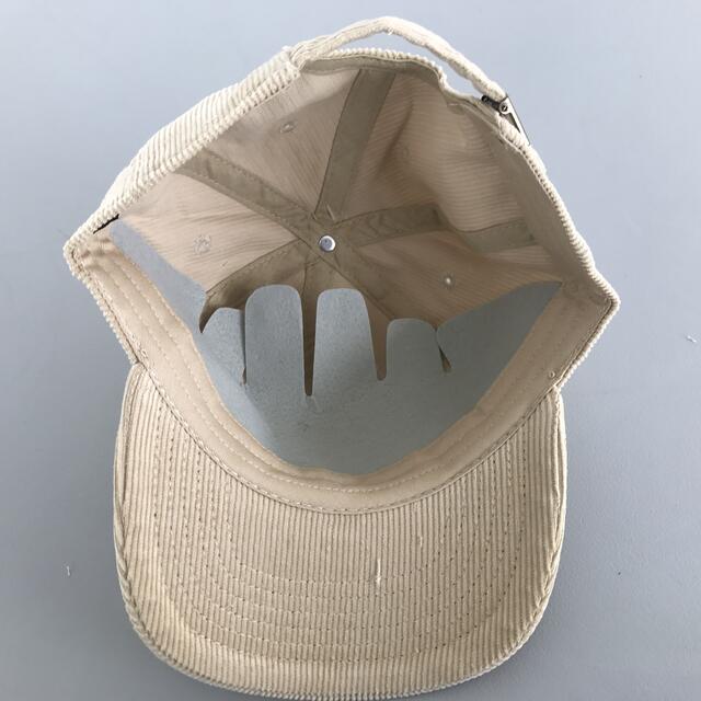 【新品】ニューハッタン コーデュロイキャップ ベージュ メンズレディース兼用 レディースの帽子(キャップ)の商品写真