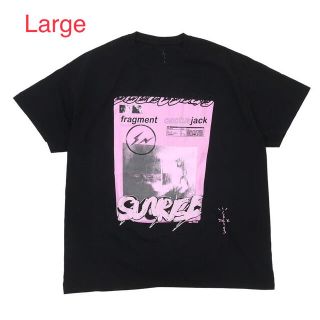 フラグメント(FRAGMENT)の新品　cactus jack for fragment pink sunrise(Tシャツ/カットソー(半袖/袖なし))