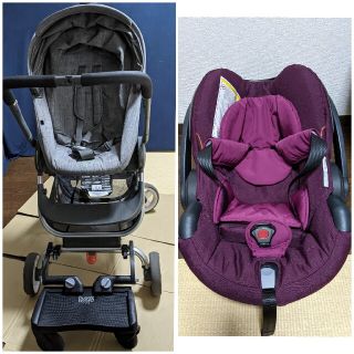 ストッケ(Stokke)の【べべこ様専用】ストッケスクート　イージーゴー　バギーボード　セット(ベビーカー/バギー)