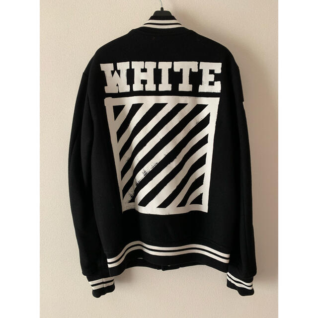 OFF-WHITE(オフホワイト)の★XS★Off-White オフホワイト スタジャン ブルゾン アウター メンズのジャケット/アウター(スタジャン)の商品写真