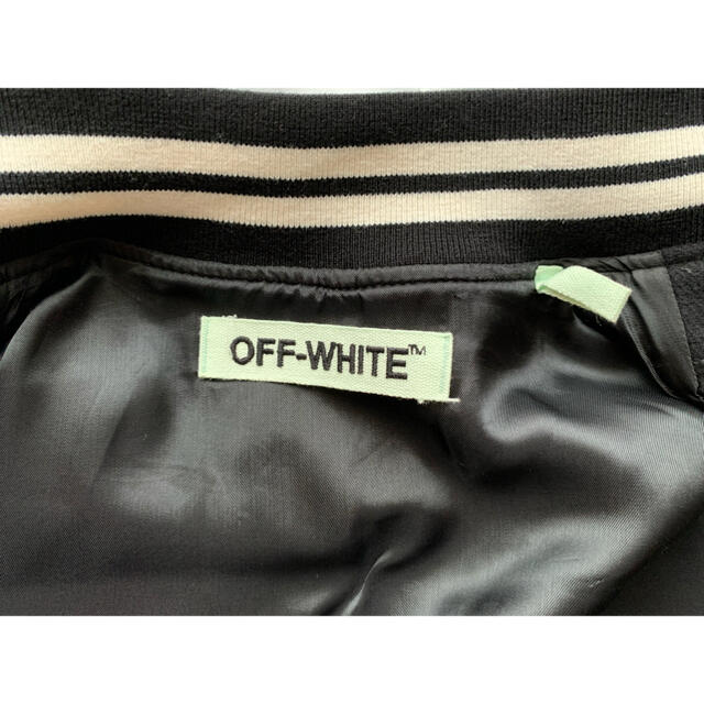 OFF-WHITE(オフホワイト)の★XS★Off-White オフホワイト スタジャン ブルゾン アウター メンズのジャケット/アウター(スタジャン)の商品写真