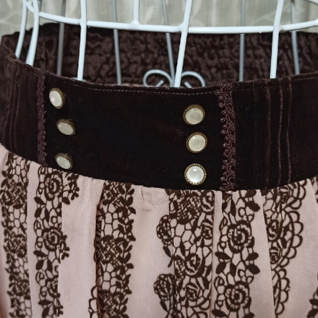 axes femme(アクシーズファム)の専用★axes スカート2枚 ピンク✕ブラウン＆アイスブルー レディースのスカート(ひざ丈スカート)の商品写真
