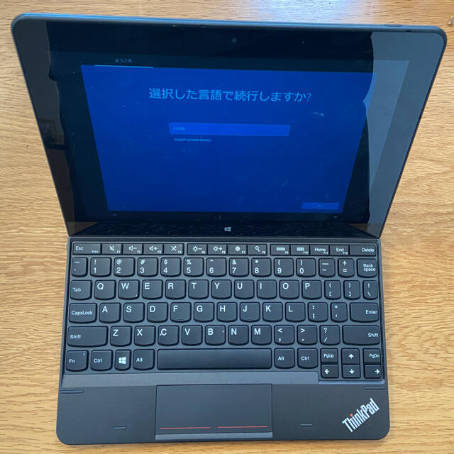 Lenovo(レノボ)のThinkPad 10 2nd Gen. Win10Pro20H2 US配列 スマホ/家電/カメラのPC/タブレット(タブレット)の商品写真