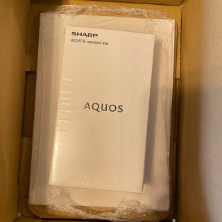 アクオス(AQUOS)のSHARP AQUOS sense4 lite シルバー(スマートフォン本体)