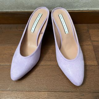 ザラ(ZARA)のZARA ラベンダー　ミュール　美品(ミュール)