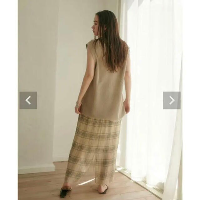 Kastane(カスタネ)の【きなこ様】tina:jojun チェック プリーツスカート レディースのスカート(ロングスカート)の商品写真