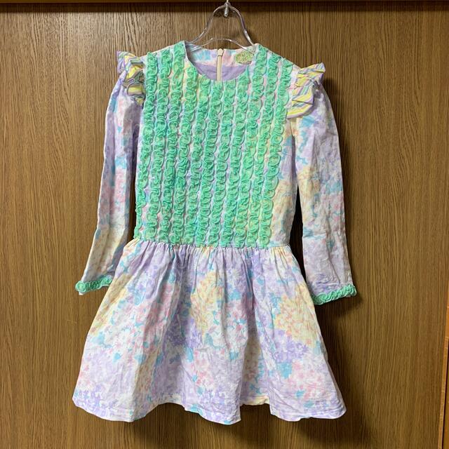 fafa(フェフェ)のフェフェのワンピース　110 キッズ/ベビー/マタニティのキッズ服女の子用(90cm~)(ワンピース)の商品写真