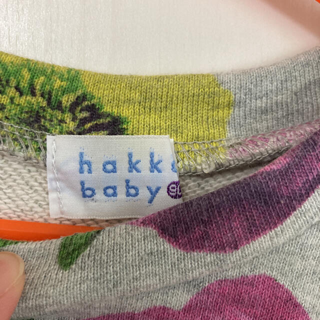 hakka baby(ハッカベビー)のハッカベビー　スウェット　90 キッズ/ベビー/マタニティのキッズ服女の子用(90cm~)(Tシャツ/カットソー)の商品写真