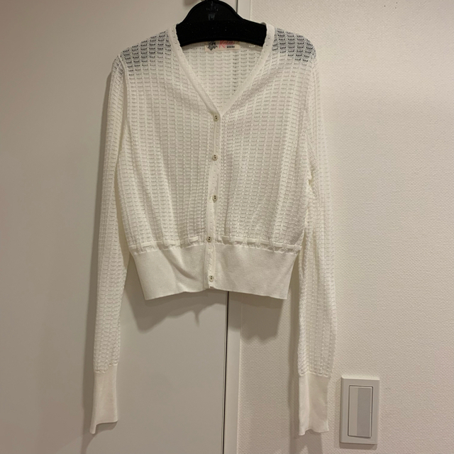 Katie(ケイティー)のKatie LACY LACY v neck cardigan  カーディガン レディースのトップス(カーディガン)の商品写真