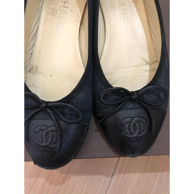 CHANEL(シャネル)の専用☆(^^)シャネル パンプス　ココマーク　レア　フラットシューズ　リボン レディースの靴/シューズ(ハイヒール/パンプス)の商品写真