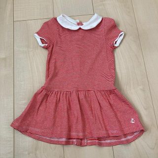 プチバトー(PETIT BATEAU)のプチバトー　ワンピース　80(ワンピース)