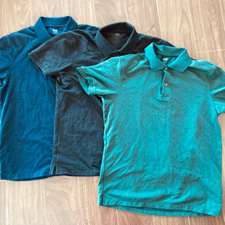 ユニクロ(UNIQLO)のユニクロ　ポロシャツ　ドライカノコ　Lサイズ(ポロシャツ)