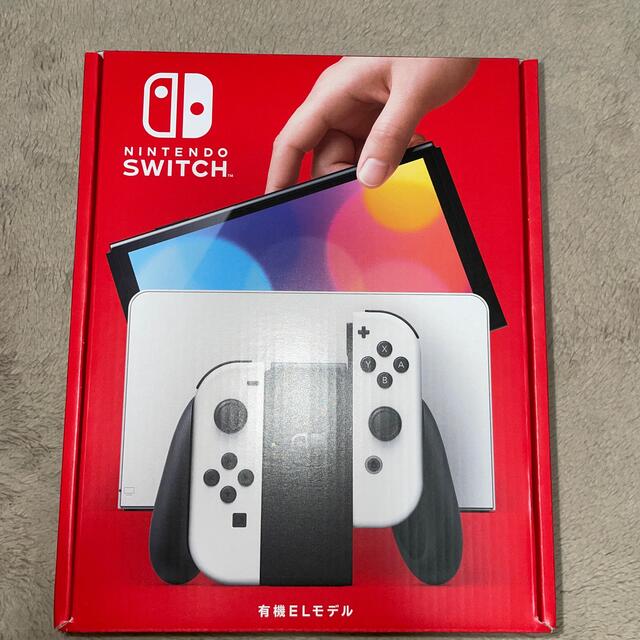 大人気新品 Nintendo Switch - nintendo switch 有機elモデル ホワイト新品未使用 家庭用ゲーム機本体