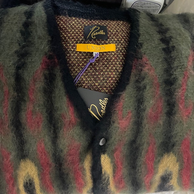 Needles(ニードルス)のUNION NEEDLES MOHAIR CARDIGAN メンズのジャケット/アウター(その他)の商品写真