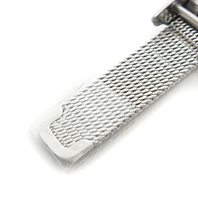 ete(エテ)のエテ 腕時計 クオーツ ダイヤレクタングル メッシュベルト 2針 シルバー色 レディースのファッション小物(腕時計)の商品写真