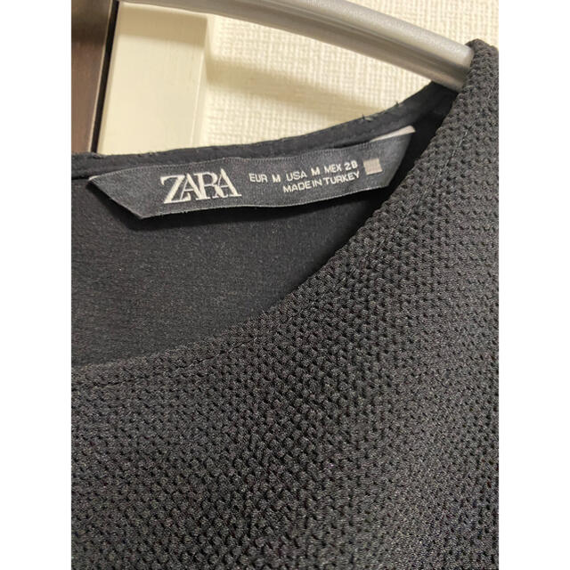 ZARA(ザラ)の11／1限定セール！ZARA コントラストトップス Mサイズ レディースのトップス(シャツ/ブラウス(長袖/七分))の商品写真