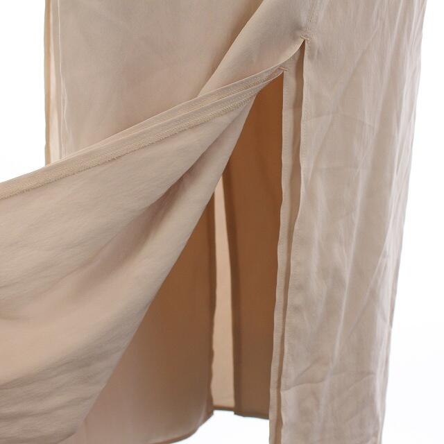 LEMAIRE(ルメール)のルメール 20SS ラップ スカート ロング フレア シルク 38 M ピンク レディースのスカート(ロングスカート)の商品写真