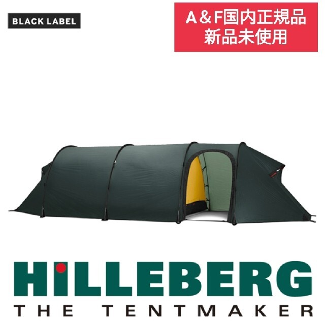 HILLEBERG(ヒルバーグ)のA＆F 国内正規品　新品未使用　ヒルバーグ　ケロン4GT　 グリーン　KERON スポーツ/アウトドアのアウトドア(テント/タープ)の商品写真