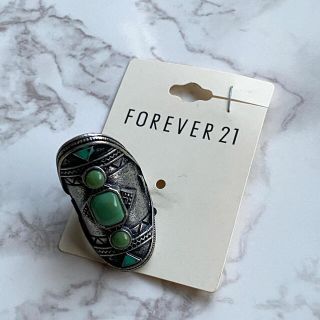 フォーエバートゥエンティーワン(FOREVER 21)のForever21 シルバーリング ターコイズ(リング(指輪))