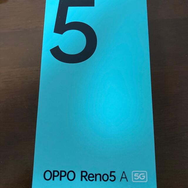 OPPO Reno5 A 5G アイスブルー 6GB/128GB　SIMフリースマートフォン/携帯電話