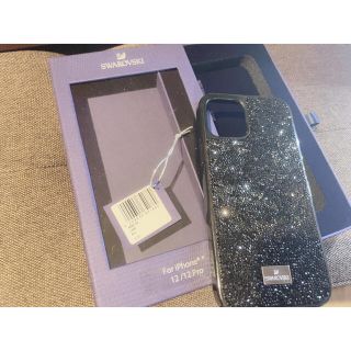 スワロフスキー(SWAROVSKI)のSwarovski iPhone12,12pro ケース Black(iPhoneケース)