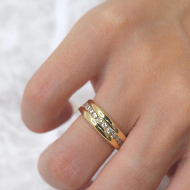 K18YG ダイヤモンドリング 0.419ct www.prometec.net