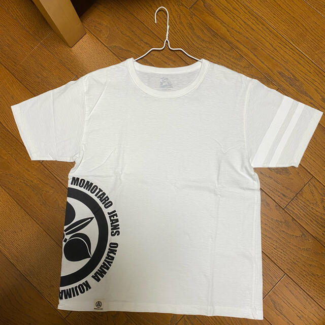 桃太郎ジーンズ　Tシャツ　白　サイズS 美品 メンズのトップス(シャツ)の商品写真