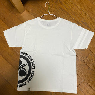 桃太郎ジーンズ　Tシャツ　白　サイズS 美品(シャツ)