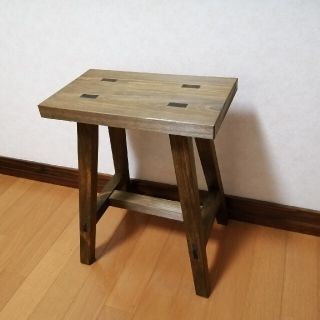 専用　木製フラワースタンド　花台　幅35cm　高さ45cm　(スツール)