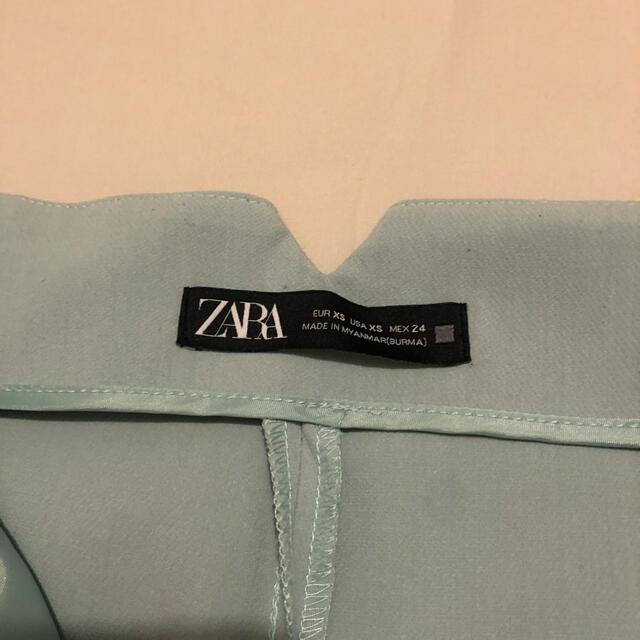 ZARA(ザラ)のZARA👖ハイウエストパンツ　ミント🍃 レディースのパンツ(カジュアルパンツ)の商品写真