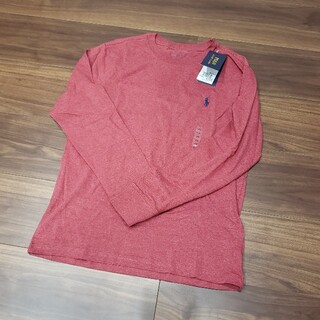 ポロラルフローレン(POLO RALPH LAUREN)の長袖　ロンT　赤　ラルフローレン　ワンポイント　150(Tシャツ/カットソー)