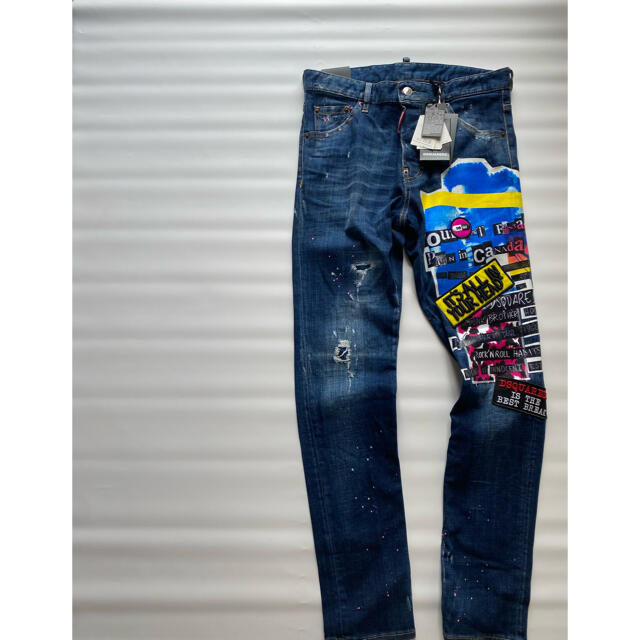 シュナ様専用【新品タグ付】DSQUARED2 デザインデニム 44 レビュー高