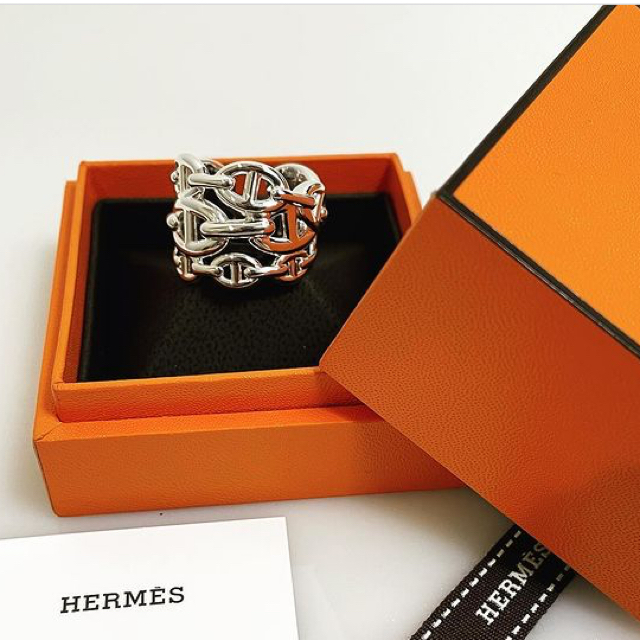 格安販売の Hermes - HERMES シェーヌダンクル　アンシェネ　リング　GM リング(指輪)