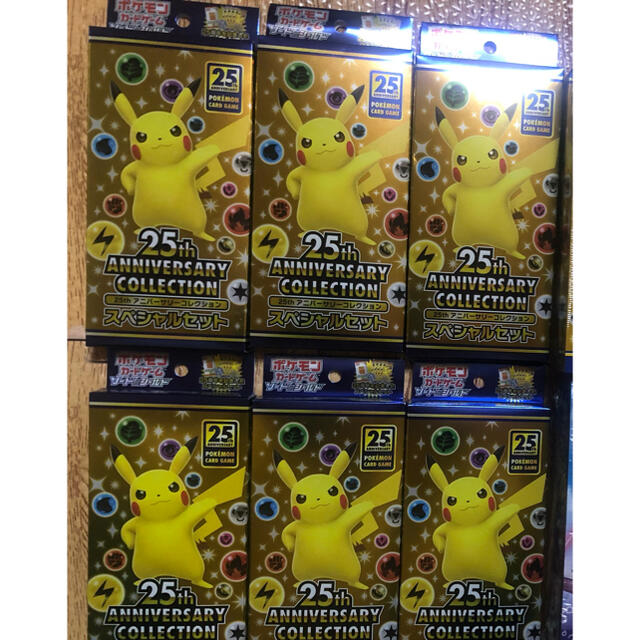 ポケモンカード25th アニバーサリーコレクション6BOX - Box/デッキ/パック