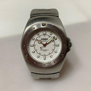 r18 Zippo 腕時計 シルバー 白文字盤(腕時計(アナログ))