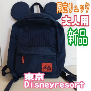 ディズニー(Disney)のDisney　resortミッキー耳付きリュック新品(リュック/バックパック)