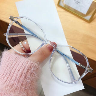 男女兼用　ブルーライトカットメガネ　伊達眼鏡　サングラス　PC スマホ(サングラス/メガネ)