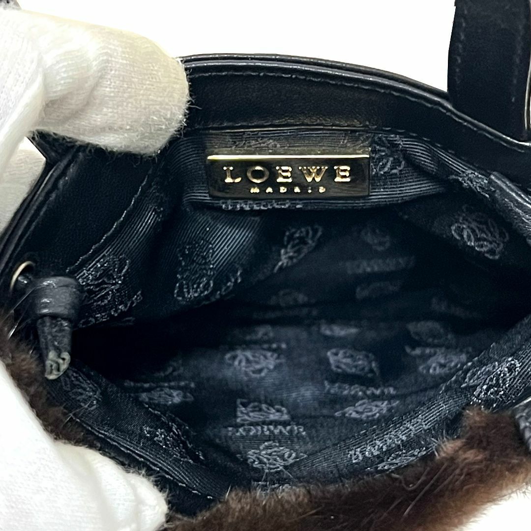 LOEWE(ロエベ)のLOEWE　ロエベ　バッグ　ミニ　ファー　レザー　ショルダー　2WAY　ハンド レディースのバッグ(ショルダーバッグ)の商品写真