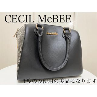 セシルマクビー(CECIL McBEE)のCECIL Mc BEE ハンドバック ブラック(ハンドバッグ)