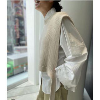 アパルトモンドゥーズィエムクラス(L'Appartement DEUXIEME CLASSE)の【LAUREN MANOOGIAN】INTERLOCK APRON TOP(ベスト/ジレ)