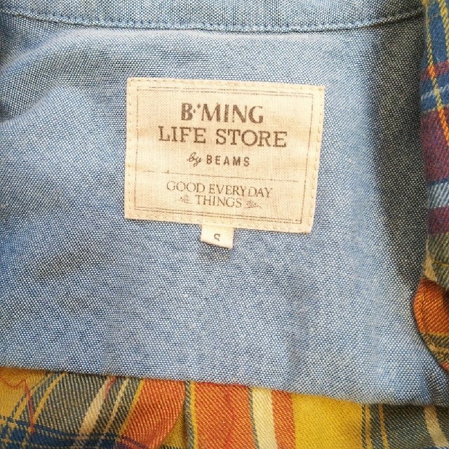 B:MING LIFE STORE by BEAMS(ビーミング ライフストア バイ ビームス)のB:MING LIFE STORE by BEAMS　シャツワンピ　Sサイズ レディースのトップス(シャツ/ブラウス(長袖/七分))の商品写真