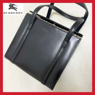 バーバリー(BURBERRY)のバーバリーズ ノバチェック シャドーホース ボックス型 ハンドバッグ レザー(ハンドバッグ)