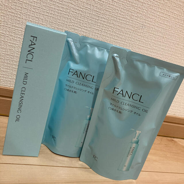 FANCL(ファンケル)の※値下げ不可‼︎ファンケルマイルドクレンジングオイル１２０ｍｌ+詰め替え2セット コスメ/美容のスキンケア/基礎化粧品(クレンジング/メイク落とし)の商品写真