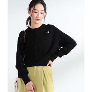 フレッドペリー(FRED PERRY)の(値下)FRED PERRY × Ray BEAMS 別注 カーディガンブラック(カーディガン)