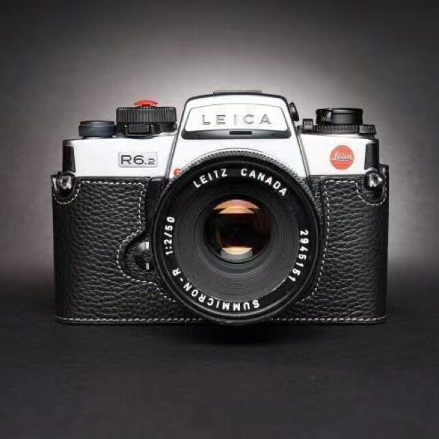 カメラ本革カメラケース LEICA ライカ R6.2/R6/R5用 ブラック