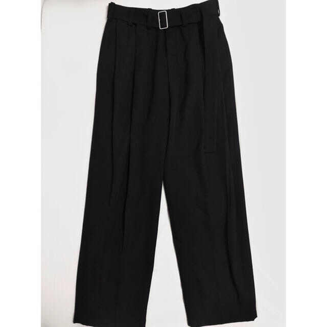 Jil Sander - JIL SANDER 20AW ウールギャバジン ベルト付き ワイド